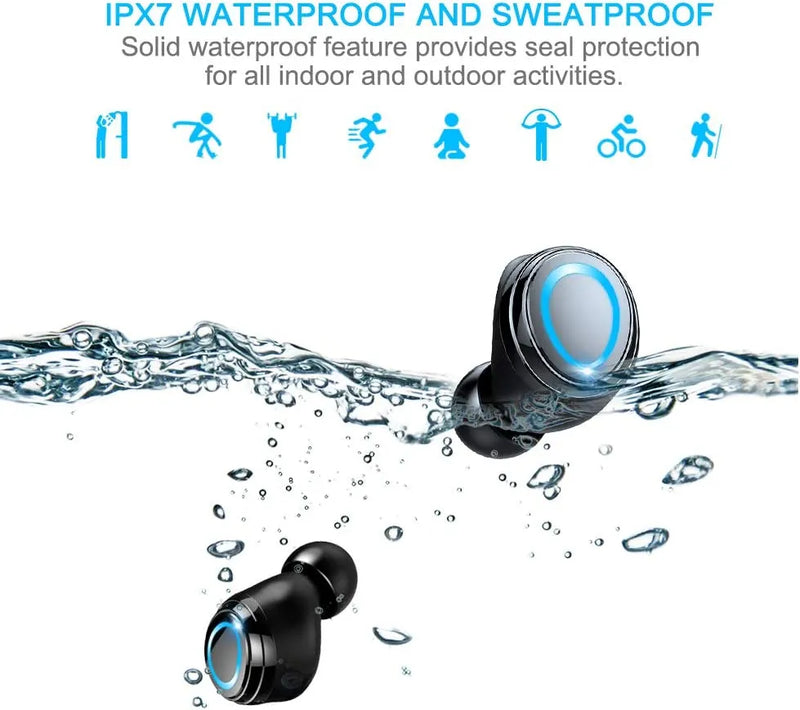 E10 Fone De Ouvido Bluetooth 5.1 Sem Fio TWS Touch Noise Reduction Waterproof