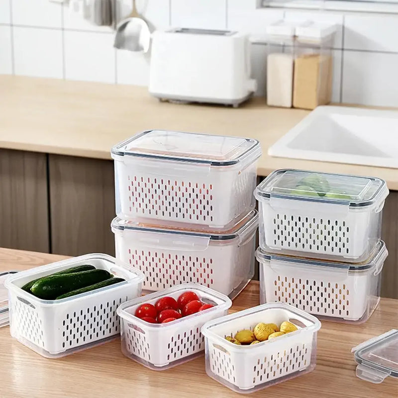 CAIXA DE ARMAZENAMENTO E DRENAGEM DE ALIMENTOS